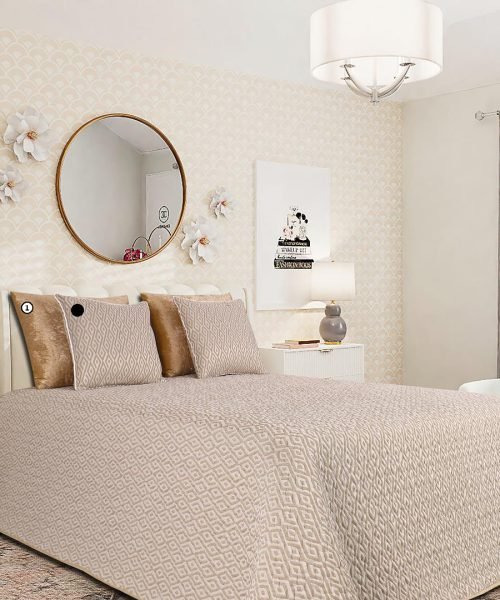 Edredao CANDEIA Bege Casal_Tecido jacquard algodao_Decoracao Espaco Quarto-1920x1080